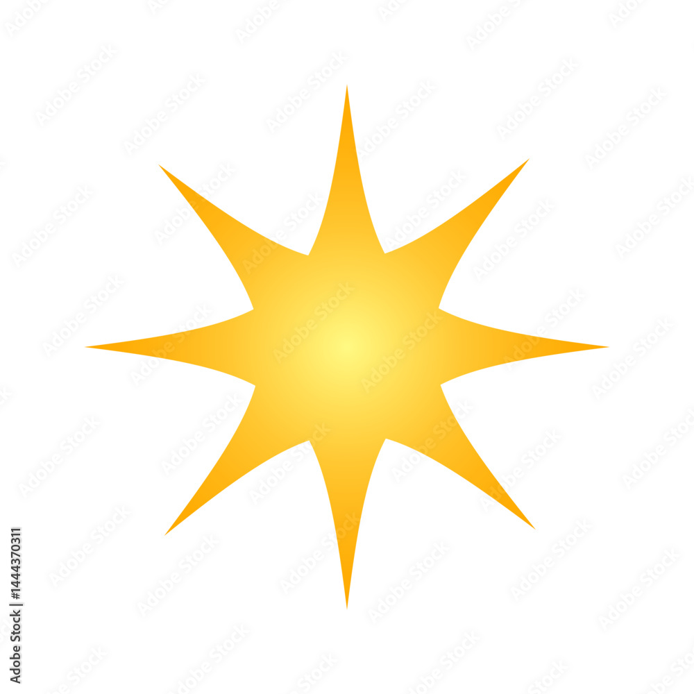 Obraz premium golden star icon