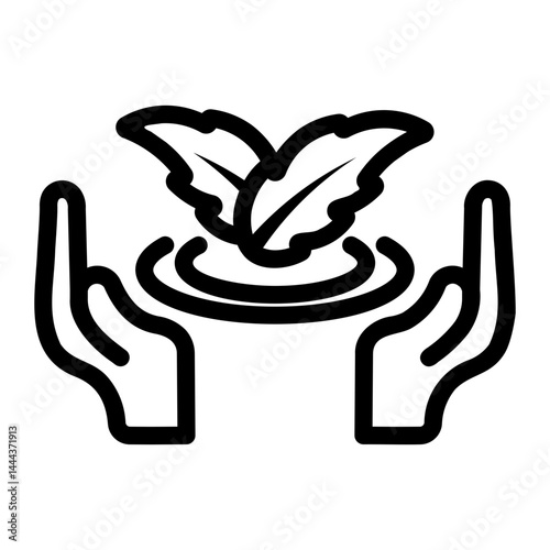 drop Line Icon