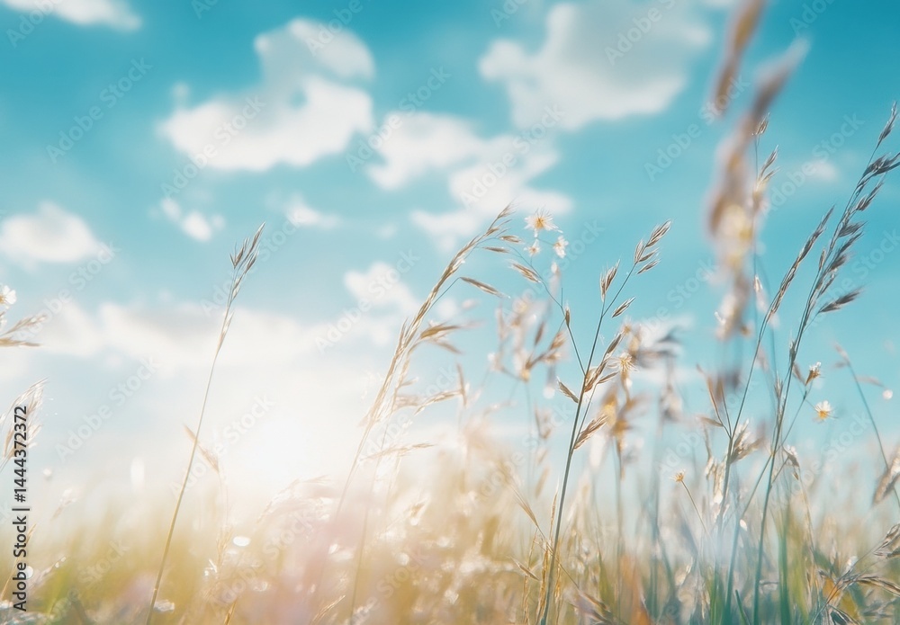 Obraz premium grass in the wind