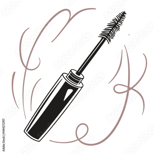 mascara and brush