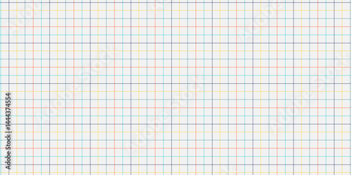 Rainbow colored graph paper background material