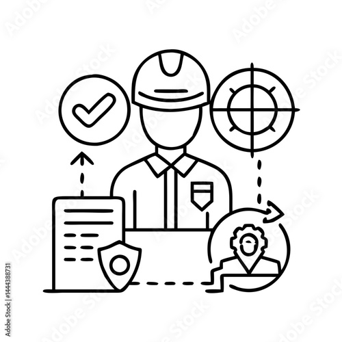 reinforcement agent icon, reinforcement agent line art - simple line art of reinforcement agent, perfect for reinforcement agent logos and icons