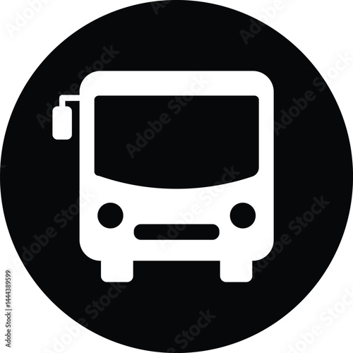 Bus icon vector. bus vector icon. bus symbol bus stop sign symbol isolated on white background
