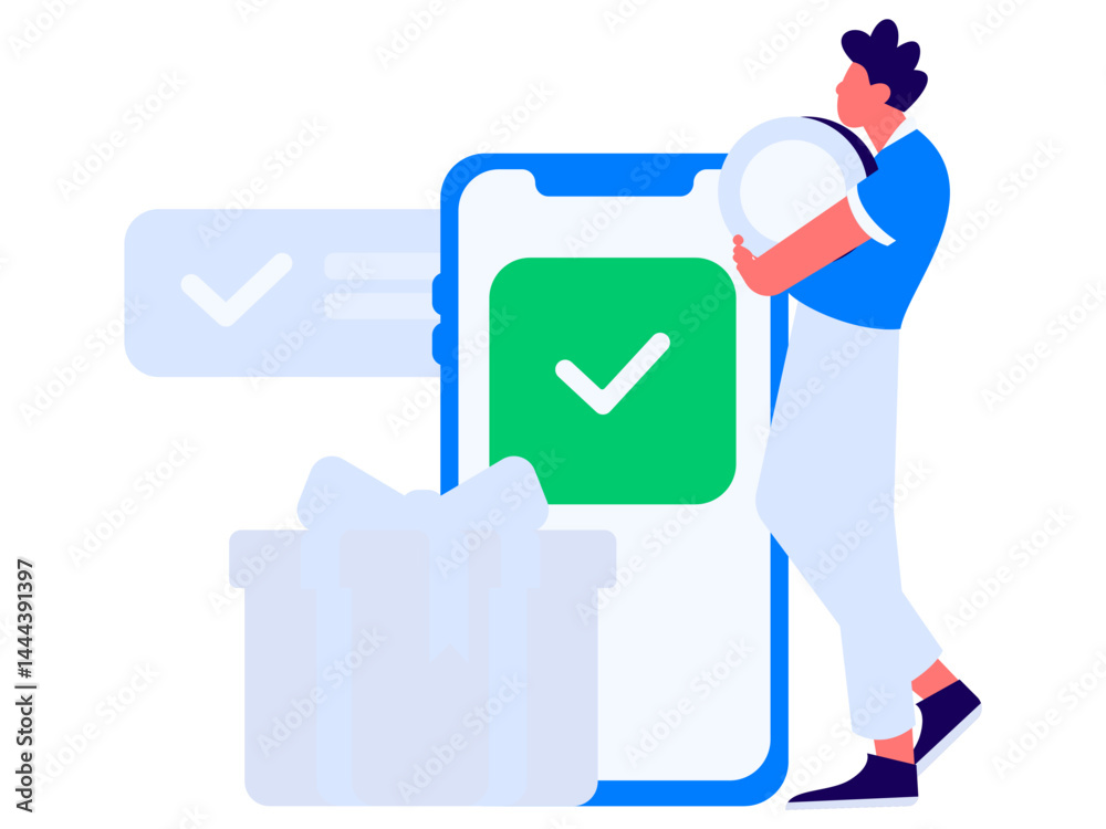 Check-in character flat vector concept operation hand-drawn illustration
Check-in character flat vector concept operation hand-drawn illustration