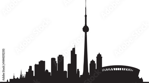 city skyline silhouette, skyline, city, silhouette, vector, building, cityscape, architecture, tower, illustration, sky, skyscraper, buildings, business, urban, downtown, travel, black, landmark, town