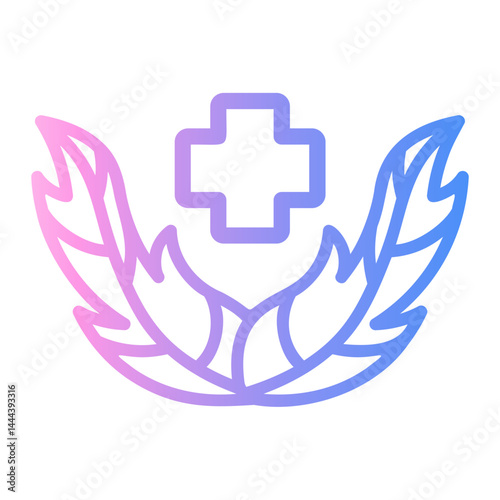herbal Line Gradient Icon