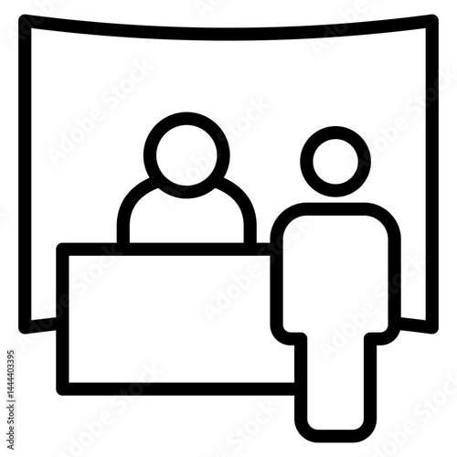 Trade Show Icon Element For Design