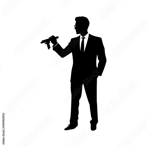 Real Estate Professional Silhouette Vector
