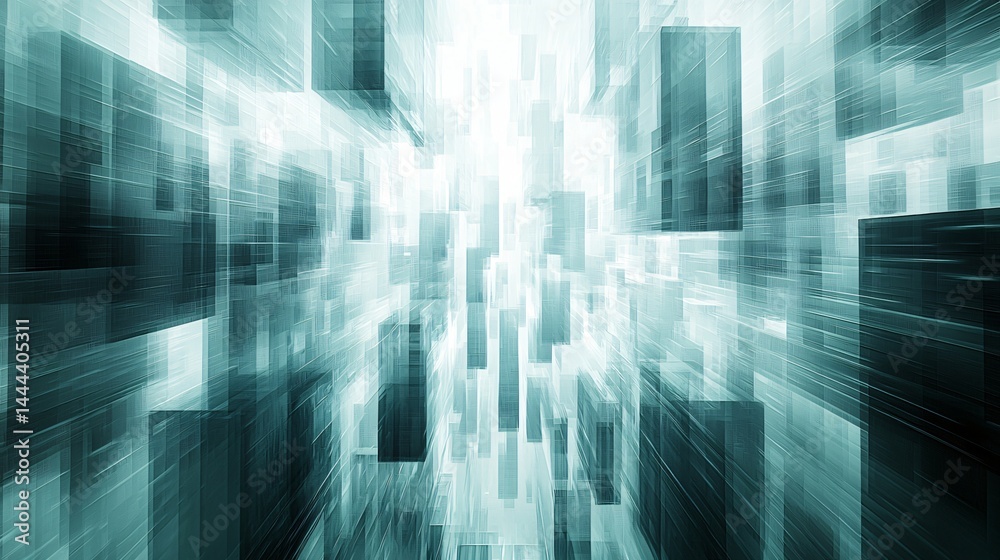 City with many buildings capturing the mesmerizing gradients and ethereal illuminati in an abstract art representation of urban life and architecture City with many buildings capturing the mesmerizing gradients and ethereal illuminati in an abstract art representation of urban life and architecture