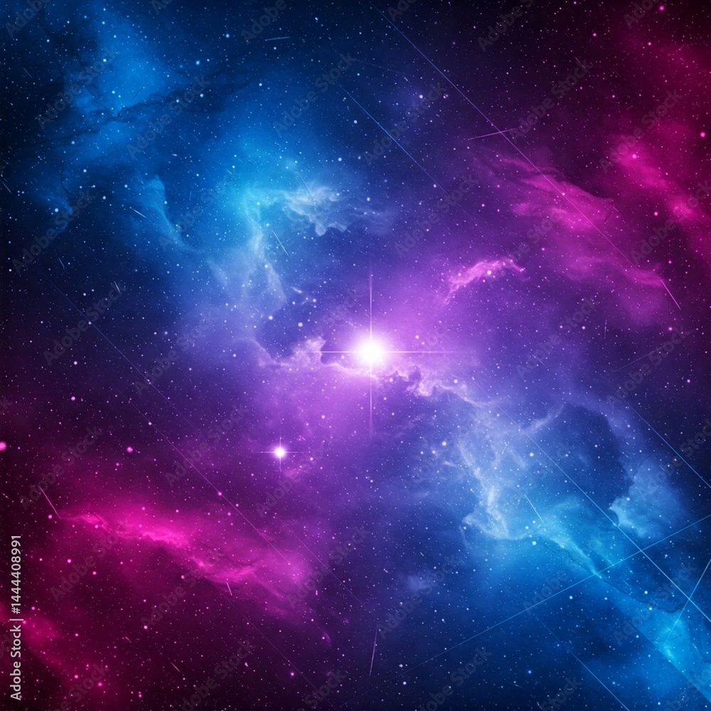 Fototapeta premium Cosmic Abstract Backgrounds: Surreal Space Art for Digital Design & Wallpapers