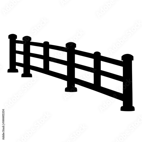 wooden fence with a fence