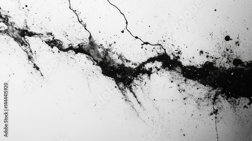 Wallpaper Mural Abstract grayscale design with flowing dark patterns. Torontodigital.ca