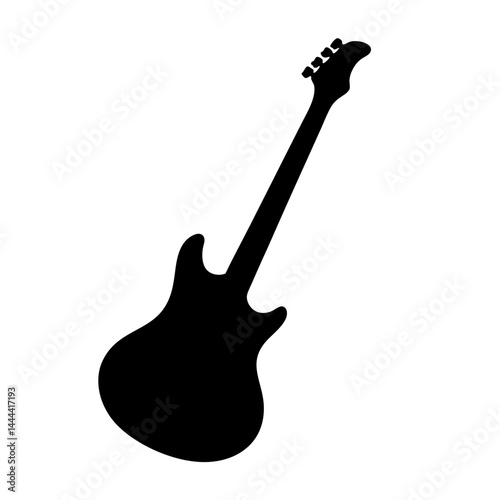 electric guitar isolated on white