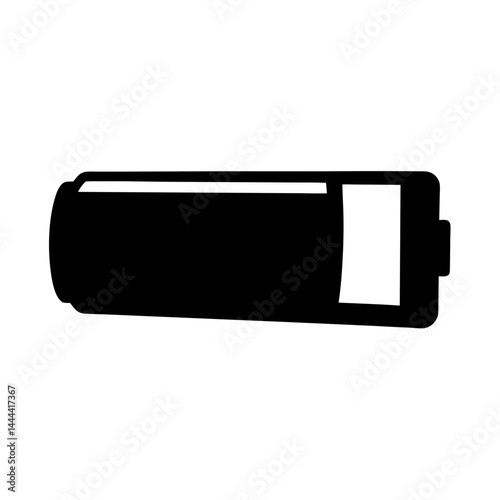 Illustrative Depiction of a Low Battery Icon, Signifying Dwindling Power