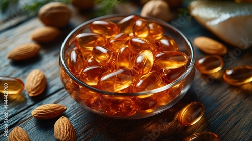 Healthy Omega-3 supplements photo