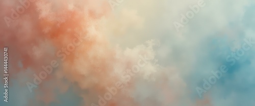 Ethereal Cloudscape: Soft Pastel Hues with an Artistic Atmospheric Texture