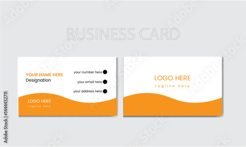 Business card design template , clean professional business card template , visiting card , double - sided creative business card template , corporate business card , modern business card , name