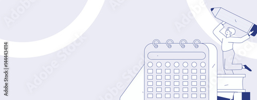 Check-in character flat vector concept operation hand-drawn illustration

