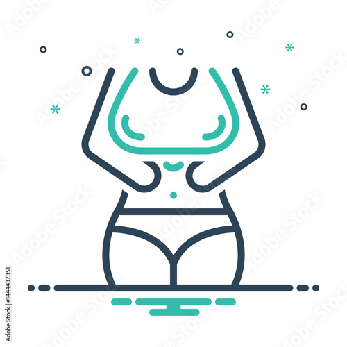 Mix icon for stomach ache