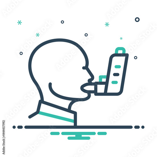 Mix icon for asthma