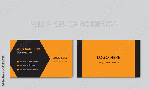 Business card design template , clean professional business card template , visiting card , double - sided creative business card template , corporate business card , modern business card , name