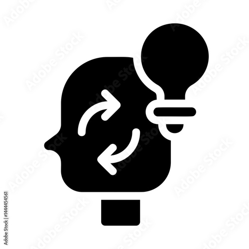 Idea Change Solid Icon
