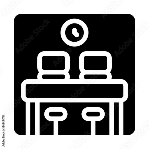 Shared Workspace Solid Icon