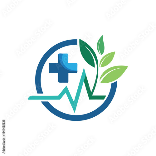medical logo design vector 