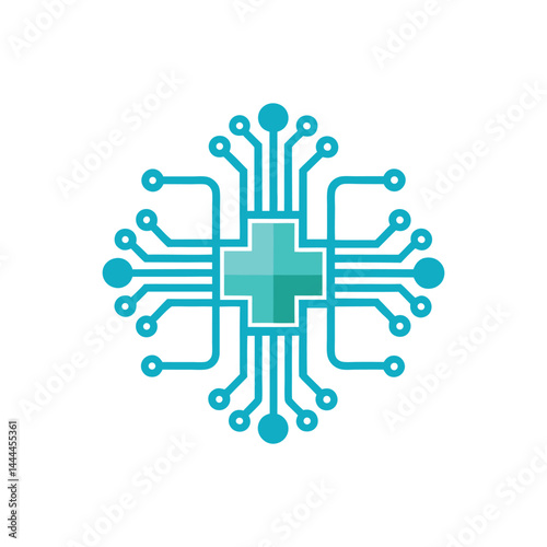 medical logo design vector 