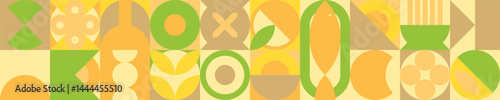 Brown color geographic pattern seamless file.