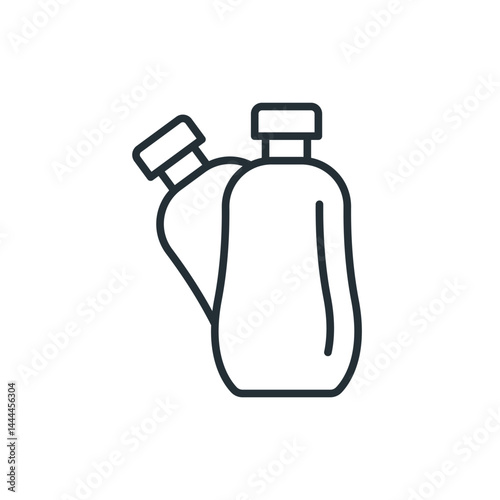 canteen icons isolated on White Background. Flat style design