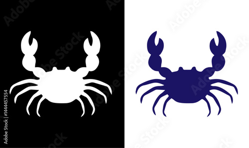 crab silhouette set vector illustration, design, vector, art, b animal silhouette vector illustration, sea animal, silhouette, silhouettes, icon, icons, vector, illustration, design, abstract,