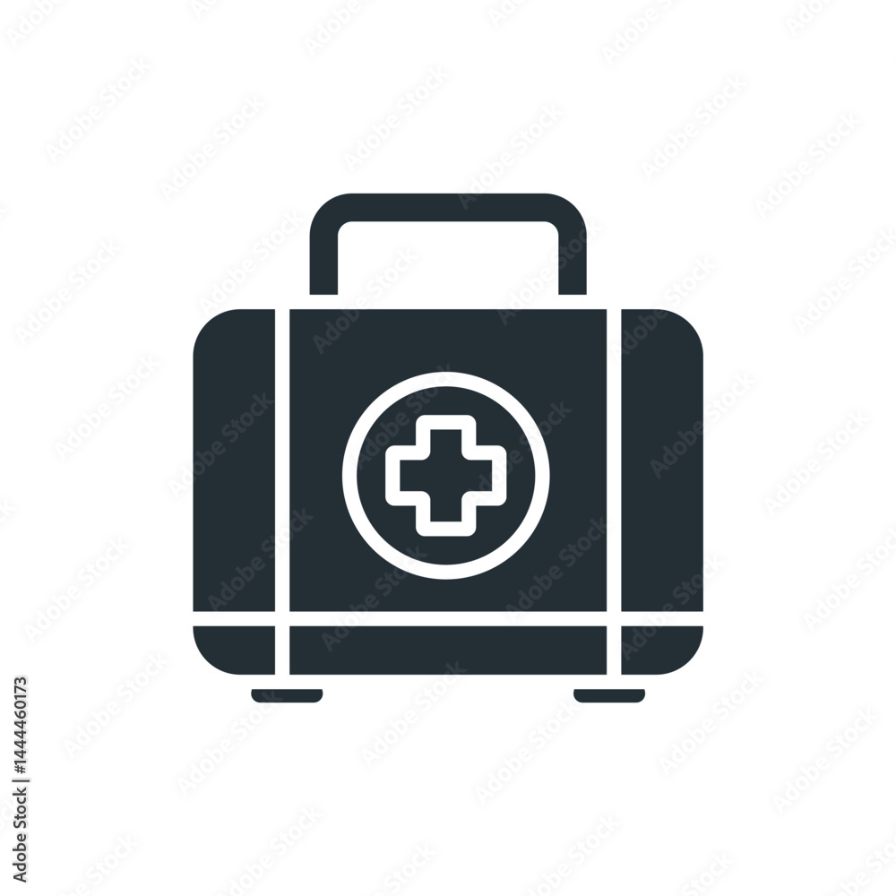 first aid icons isolated on White Background. Flat style design first aid icons isolated on White Background. Flat style design
