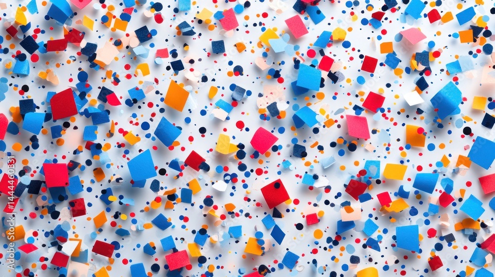 Vibrant Celebration: A Colorful Confetti Explosion