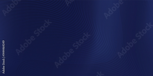 Premium background design with diagonal dark blue line pattern. Vector horizontal template for digital lux business banner, contemporary formal invitation, luxury voucher, prestigious gift certificate