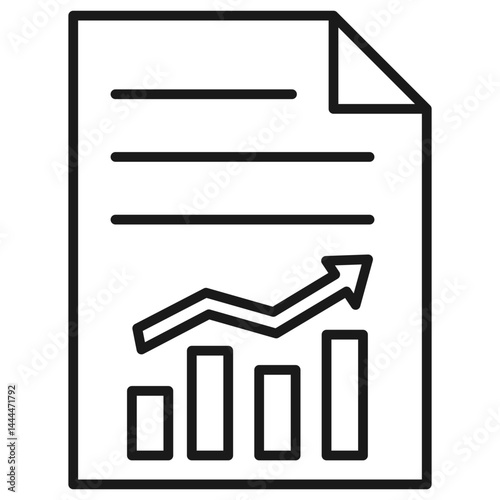 Business Report Outline Icon