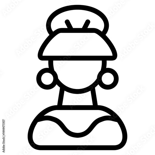 Mom Line Icon