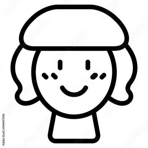 Shy Line Icon