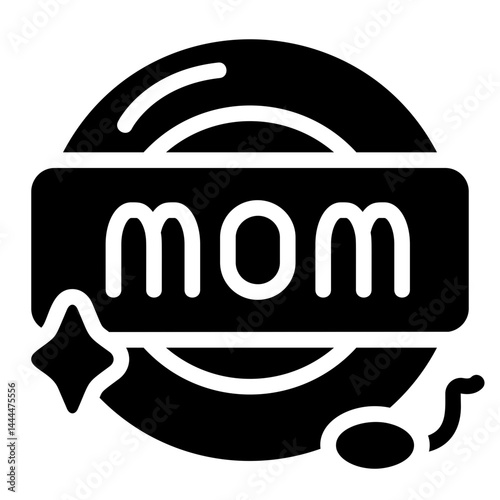 Mom Song Solid Icon