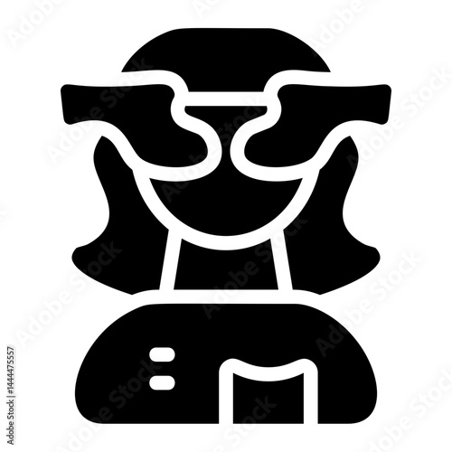 Mom Surprise Solid Icon