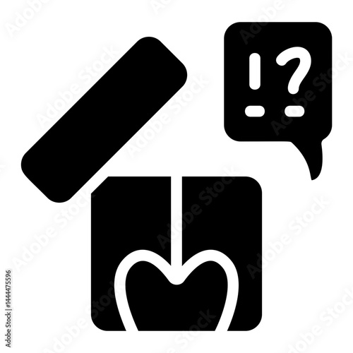 Mystery Box Solid Icon