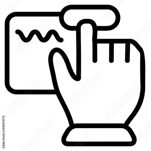 Haptic Line Icon