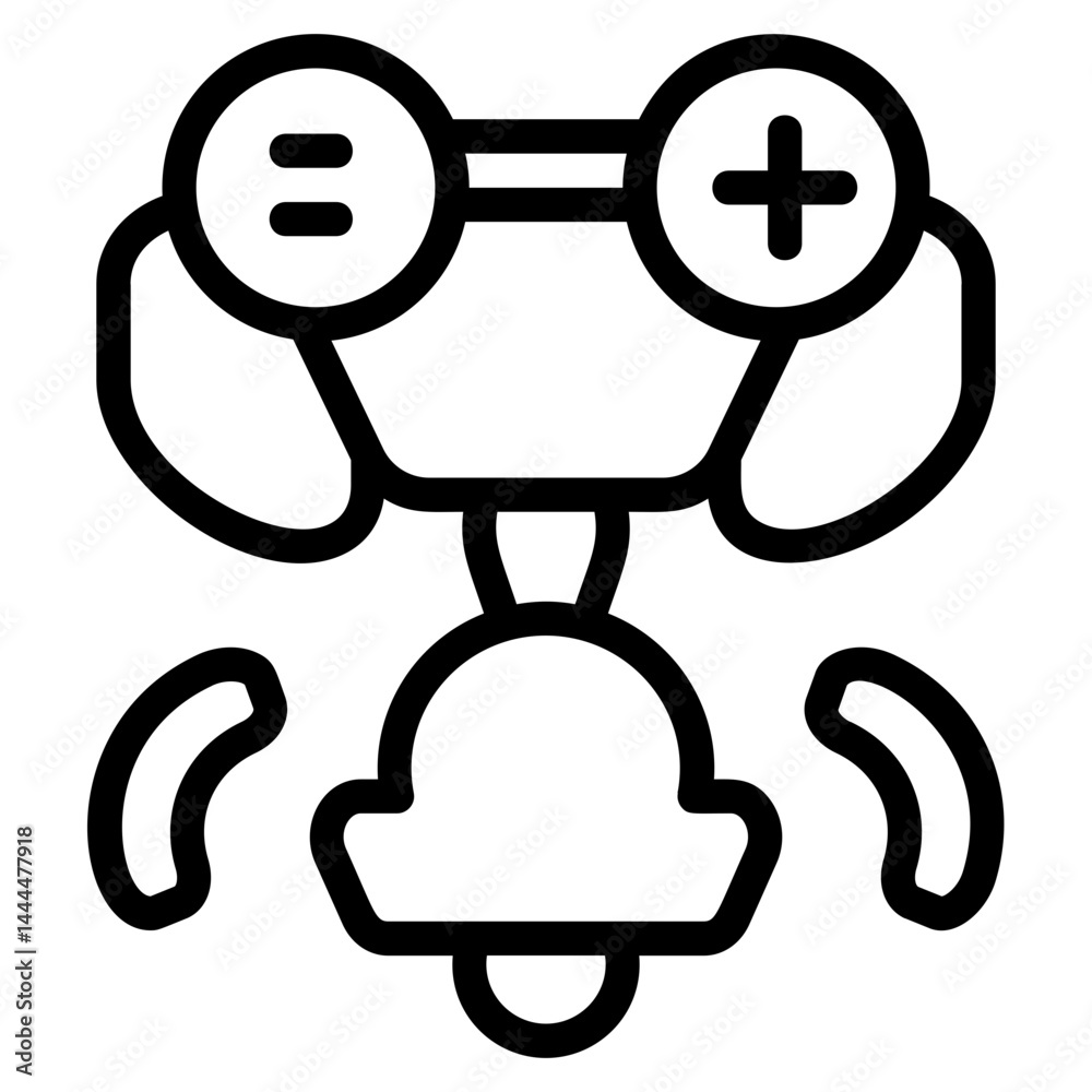 Game Notification Line Icon Game Notification Line Icon