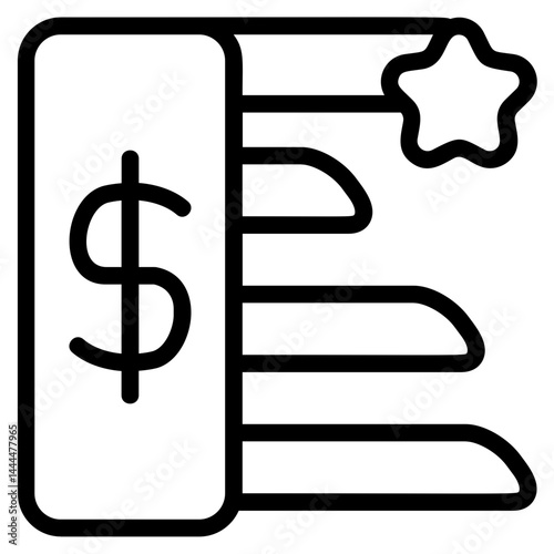 Level Subs Line Icon