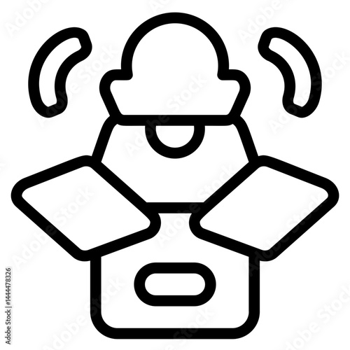 Subs Packet Line Icon