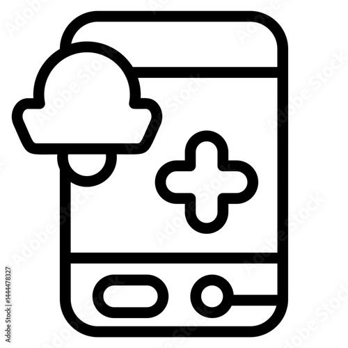 Subscription Line Icon
