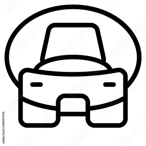 VR Line Icon