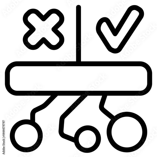 Trial Line Icon