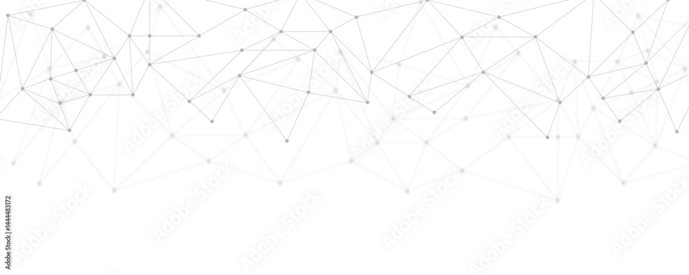 Abstract white gray digital technology futuristic communication high tech concept background. Technology dots lines connect network background. Abstract white gray digital technology futuristic communication high tech concept background. Technology dots lines connect network background.