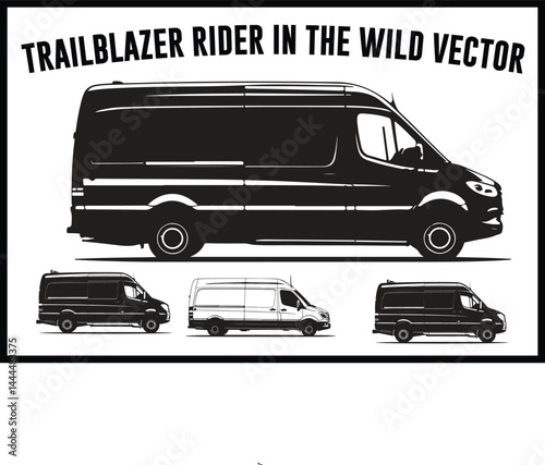 Off-Road UTV Rider Adventure Silhouettes